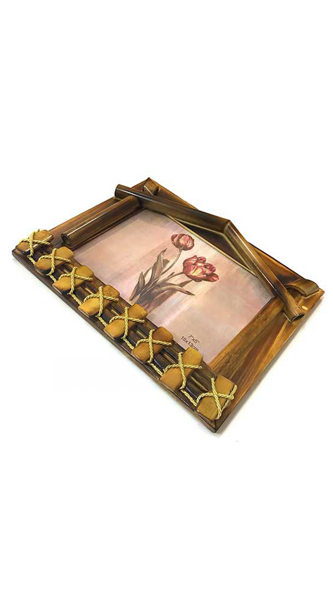 Şipşak Ev Bambu 15x21 cm. Fotoğraf Çerçevesi