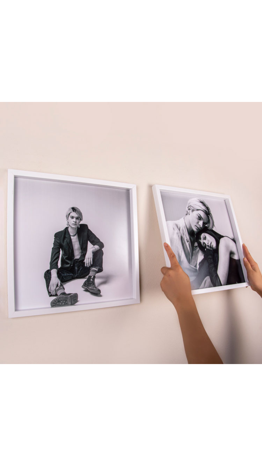 Şipşak Yapışkanlı Sök Tak Kare Çerçeveler 30x30cm - 2'li paket