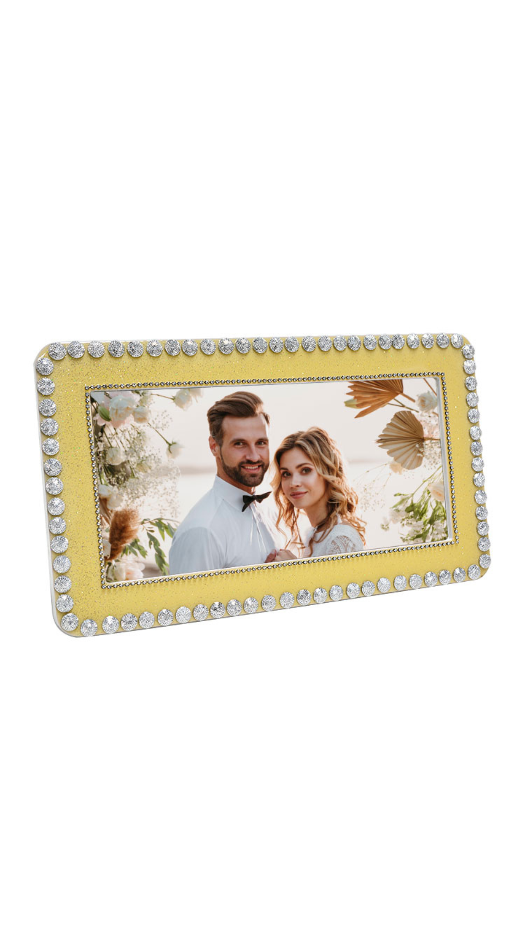 Şipşak Düşler Gold Taşlı Fotoğraf Çerçeve - 14,5x29cm