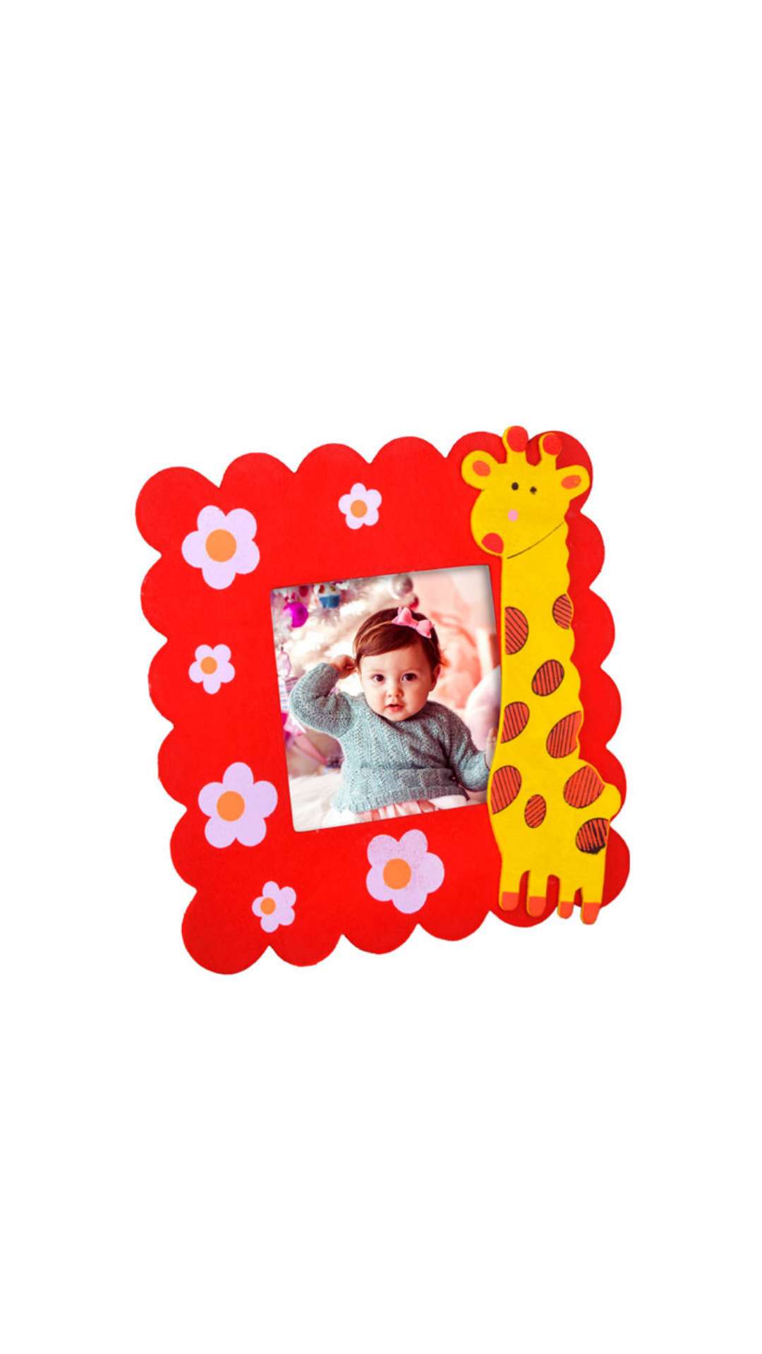 Şipşak Düşler - Ahşap Çocuk Fotoğraf Çerçevesi