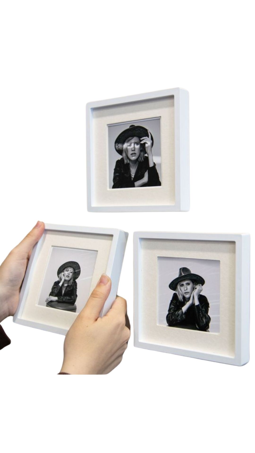 Şipşak Yapışkanlı Sök Tak Pola Çerçeveler - 3'lü Paket